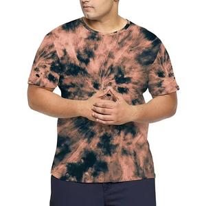 Camiseta Tie-Dye de Manga Corta Personalizada al por Mayor, Diseño Moderno, Unisex, para Verano, Tallas para Hombre - Product Image 1