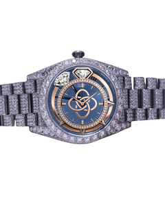 Men's Full Moissanite <b>Diamond</b> <b>Watch</b> Luxury Iced Out Bracelet Wristwatch - Product Image 1