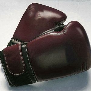 Guantes de Boxeo de Cuero Daizen Marrón Oscuro con Cierre de Correa Ajustable en la Muñeca, Equipo de Entrenamiento para Adultos, Empaque Personalizable, Unisex - Product Image 3