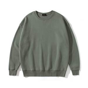 เสื้อสเวตเชิ้ตคอกลมสไตล์วินเทจสำหรับผู้ชาย เนื้อผ้านุ่มสบาย แขนยาว สวมใส่สบายๆ สไตล์สตรีทแวร์ ทรงหลวม ผ้าฟอก ใส่ได้ทุกวัน - Product Image 3