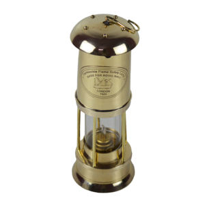 โคมไฟโลหะแข็งแบบคนงานเหมือง พร้อมดีไซน์ตกแต่งสีทองแดงและสีทอง โคมไฟน้ำมันก๊าดที่ดีที่สุด ดีไซน์เคลือบผิวอย่างประณีต - Product Image 5