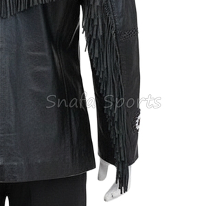 Cheap Custom <b>Suede</b> Leather <b>Jacket</b> For Woman Casual Genuine Cowgirl Leather wear Western <b>Jacket</b> For Sale - Product Image 5