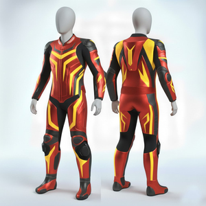 Combinaison de moto imperméable, coupe-vent, ignifuge et respirante pour enfants, taille plus, en cuir véritable, vestes de moto 2026 - Product Image 6