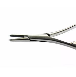 Porte-aiguille Mathieu Premium 18 cm, instrument chirurgical manuel en acier inoxydable pour sutures précises STML HEX-NH-64 Dentaire - Product Image 5