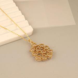 สร้อยคอจี้รูปหยดน้ำประดับมูนสโตนสีรุ้ง ชุบทองเหลือง สายปรับได้ เหมาะสำหรับใส่ทุกวัน - Product Image 5