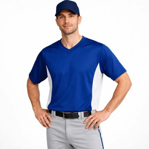 Ensemble de t-shirt et pantalon d'entraînement de baseball pour hommes personnalisé, vêtements de sport respirants, uniforme d'équipe, logo OEM - Product Image 3