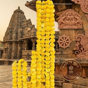 Yellow Artificial <b>Flower</b> Hanging <b>Garland</b> Plastic Floral String for Wedding Festival Home Decoration - Product Image 5