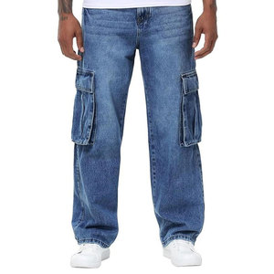 Pantalones Vaqueros Holgados para Hombre, Estilo Nuevo, Ligeros, Transpirables, de Secado Rápido, Cintura Media, 100% Algodón, para Uso en Exteriores de Verano, Alta Calidad, Color Sólido - Product Image 1