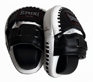 Custom Made Professional High Quality Boxing <b>Focus</b> Mitt Kicking <b>Pad</b> Target Paddle Taekwondo Zebra Sports FP-205 PU Leather - Product Image 5