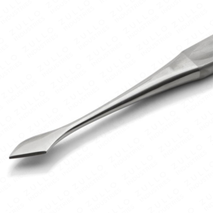 Pousse-cuticules professionnel en acier inoxydable à une extrémité, outil de manucure de haute qualité pour le soin des ongles avec logo personnalisé Zullo Industries - Product Image 6