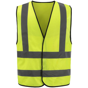 Hi Vis <b>Work</b> Wear <b>Construction</b> Worker Uniform High Visibility Cotton Reflective Polo Shirt Safety <b>Clothes</b> Road Cleaners - Product Image 1
