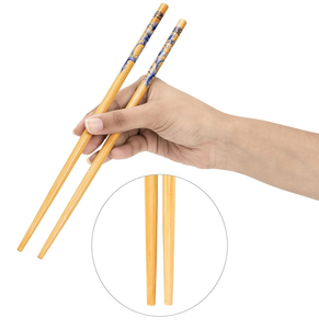 Baguettes réutilisables en bambou naturel, légères et faciles à saisir, style japonais, ustensiles de table pour sushis, nouilles, riz frit et cuisine asiatique - Product Image 5