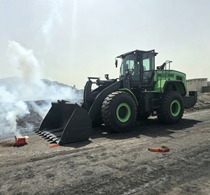 Chargeuse sur pneus électrique XC975 EV 7 tonnes, 320 kW, haute performance, avec batterie de 423 kWh pour l'industrie sidérurgique. - Product Image 4