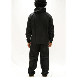 Ensemble survêtement coupe-vent à capuche pour homme, veste de course imperméable, pantalon cargo, vêtements techniques, streetwear, logo personnalisé - Product Image 6