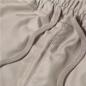 Pantalones Cortos Deportivos para Hombre, de Color Sólido, de Poliéster, Cintura Media, con Cordón, de Secado Rápido, Tejido de Nailon - Product Image 6