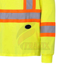เสื้อเชิ้ตทำงานสีพื้นสไตล์คลาสสิค แขนยาว เย็บตะเข็บแข็งแรง เหมาะสำหรับงานคลังสินค้า โรงงาน และงานหนัก - Product Image 4