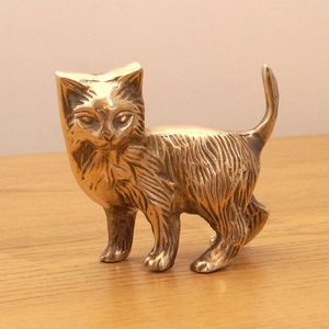 Juego de 2 Figuras de Pingüinos de Latón Dorado, Escultura de Animales Hecha a Mano, Decoración de Mesa, Adorno Moderno para Sala de Estar - Product Image 4