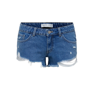 Nouveaux shorts en jean pour femmes, sexy, taille basse, respirants, écologiques, décontractés, déchirés, lavés, style streetwear tendance - Product Image 3