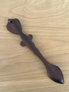 Cuillère à thé en bois naturel réutilisable, cuillère à café et à sucre, ustensile de cuisine de qualité alimentaire pour un usage domestique - Product Image 6