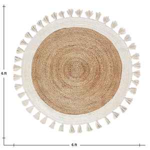 Tapis en jute tressé de qualité supérieure, couleur naturelle, vente en gros, adapté pour la chambre, le couloir et le salon - Product Image 3