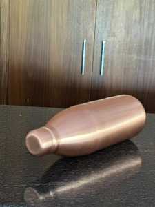 Modern Luxury Eco-Friendly Copper <b>Water</b> <b>Bottle</b> for Healthy Lifestyle Drinking Storage Travel Workplace <b>Gym</b> Yoga and Outdoor Use - Product Image 2