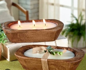 Vela Boho de Madera de Mango con Cera Natural, Hecha a Mano, Aromática, en Frasco, Decoración para el Hogar, Yoga, Bienestar, Iluminación Ambiental, Resina de Soja, Estilo Rústico, Calidad - Product Image 4