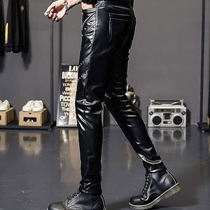 Best Price With Real 100% Genuine Men Leather Pants Top Quality Leather Men's Pant Best Color Leather Pants Breathable - Product Image 3
