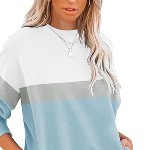 Sudadera de cuello redondo para mujer, jersey de manga larga con cuello redondo, ropa de invierno para mujer, venta directa de fábrica, sudaderas de invierno para mujer - Product Image 4