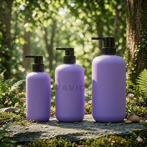 Botellas de Plástico PET Cilíndricas de Color Personalizado Pavico Vietnam con Bomba Negra para Champú, Crema Facial, Desinfectante de Manos - Envases Cosméticos - Product Image 5