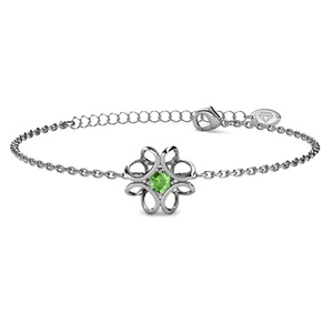 <span class=keywords><strong>Bracciale</strong></span> dasini impreziosito da cristalli Swarovski Bling gioielli 12 mesi Birthstone <span class=keywords><strong>bracciale</strong></span> <span class=keywords><strong>fiore</strong></span> gemma per bambina - Product Image 6