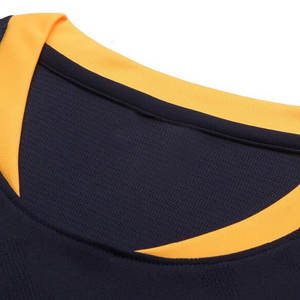 Men's Navy Blue <b>Soccer</b> Jersey Set Short Sleeve Crew Neck Moisture Wicking Polyester Adult Regular Fit Elastic Waist Solid Color - Product Image 2