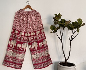 Elegant 100% Cotton <b>Pyjama</b> Pants <b>for</b> Women Casual Rayon Crepe Palazzo Soft Woven Sleepwear Breathable Fashionable <b>Summer</b>/Winter - Product Image 6