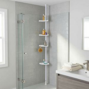 Étagère de salle de bain de stockage à domicile moderne de qualité OEM Organisateur d'angle bricolage peu encombrant directement du fabricant taïwanais - Product Image 1