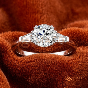 925 Sterling <b>Silver</b> Round Cut Engagement <b>Ring</b> for Women <b>Solitaire</b> Diamond Look Wedding Band Fine Jewelry - Product Image 1