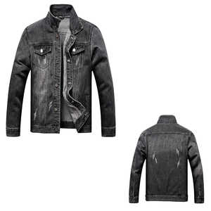 New Arrival Winter Fashion <b>Denim</b> <b>Jacket</b> for Adults Men OEM Service <b>Customized</b> Front Logo <b>Denim</b> Jeans - Product Image 1