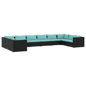 Conjunto Modular Grande para Jardín en Ratán Sintético Negro, Muebles Modulares de Exterior de Primera Calidad - Product Image 2