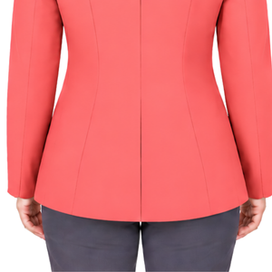 Coral Red Equestrian <b>Jacket</b> for <b>Women</b> Slim Fit Riding Blazer Professional Horse Riding Competition Coat Customized Wholesale - Product Image 6