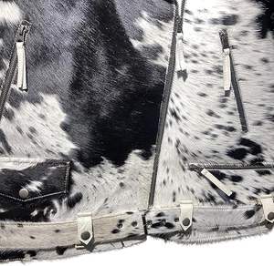 Chaqueta de cuero genuino de vaca de alta calidad, nueva, al por mayor, estilo americano, para hombre. - Product Image 4