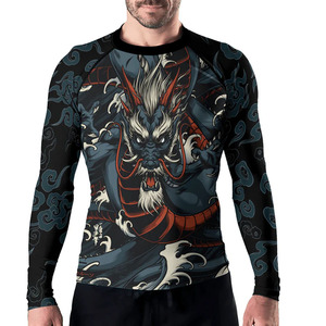 Best Price Mens Gym <b>Shirts</b> Sublimation Long Sleeve <b>Compression</b> Gym <b>Shirts</b> Rash Guards for Running Custom Made Gym <b>Shirts</b> - Product Image 4