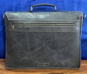 Bolso Mensajero de Cuero Vintage, Gran Capacidad, Cierre de Cremallera Resistente, para Todas las Temporadas, Uso Profesional, Estilo Masculino - Product Image 3