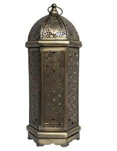 Moroccan <b>Brass</b> <b>Lantern</b> Home Decoration Durable Metal Candle Holder Vintage Style - Product Image 1