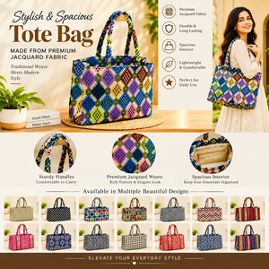 Bolso de lona bohemio con patrón bordado para compras, uso en todas las estaciones - Product Image 3