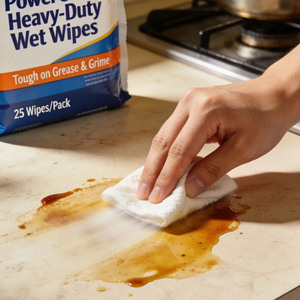 80 Toallitas Desechables para Limpieza de Cocina, Multiusos, Servicio OEM, Ecológicas, No Dañan las Manos - Product Image 2