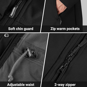 Chaqueta Softshell para Mujer al Por Mayor a Precio Económico, con Cierre Frontal, Cuello Alto, Transpirable y con Capucha - Product Image 4