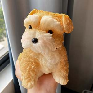 ของเล่นจำลอง TPR รูปมือวาด ลูกสุนัข ของตกแต่ง งานฝีมือ มีม ชิวาวา ชเนาเซอร์ ของเล่นคลายเครียด - Product Image 5