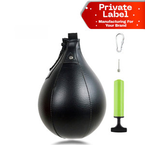 Équipement d'entraînement de boxe professionnel avec ballon de vitesse en cuir PU, hauteur réglable, durable, personnalisable SI-SBB - Product Image 1