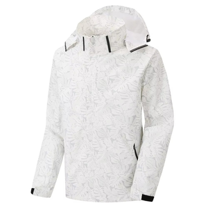 High Quality Wholesale Summer Plus Size Color Block <b>Windbreaker</b> Jacket Polyester Nylon Mens Paneled Zipper Breathable Jacket - Product Image 6