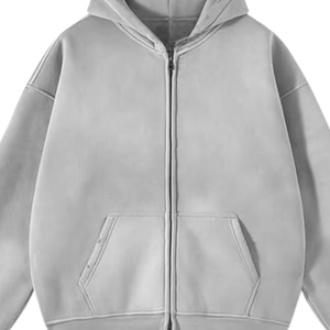 Sudadera con capucha gris lavada bordada para hombre, OEM ODM, de invierno, estilo urbano oversize, de algodón 100% de peso pesado, con hombros caídos, estilo vintage. - Product Image 5