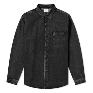 Premium <b>Men</b> <b>Jeans</b> <b>Shirt</b> Stylish <b>Jeans</b> Fabric Long Sleeve Comfortable Fit <b>For</b> Casual Fashion And Travel - Product Image 1