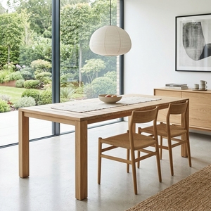 Modern Rectangular Solid Wood <b>Dining</b> <b>Table</b> Elegant Slatted Top <b>Wooden</b> Furniture For <b>Rustic</b> Home Kitchen Setup Art Design Set Art - Product Image 3